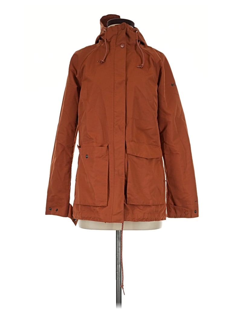 Pre-owned Columbia Raincoat In Brown