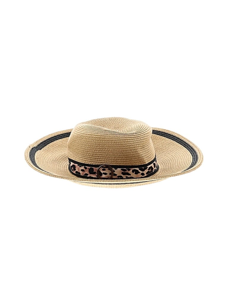 Pre-owned Nine West Sun Hat In Tan