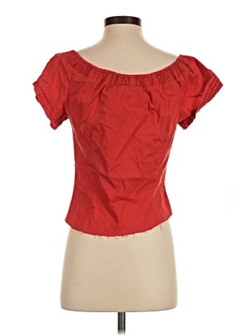 Charlotte Russe Short Sleeve Blouse (view 2)