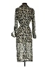Guess Animal Print Tan Casual Dress Size XS - photo 2