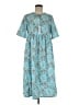 Assorted Brands Paisley Teal Casual Dress Size M - photo 1
