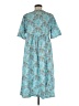 Assorted Brands Paisley Teal Casual Dress Size M - photo 2