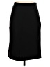 Theory Solid Black Wool Skirt Size 2 - photo 1