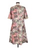 Unbranded 100% Polyester Print Pink Casual Dress Size M - photo 2