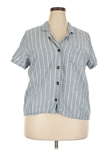 Hang Ten Short Sleeve Button-Down Shirt (view 1)