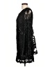 Aqua 100% Polyester Solid Black Cocktail Dress Size L - photo 5