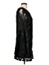Aqua 100% Polyester Solid Black Cocktail Dress Size L - photo 4