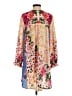 Umgee 100% Polyester Floral Orange Casual Dress Size S - photo 2