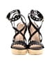 Shoedazzle Black Wedges Size 8 - photo 2
