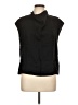 Massimo Dutti Black Sleeveless Button-Down Shirt Size L - photo 1