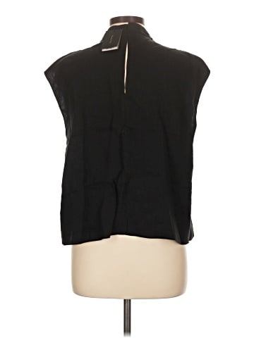 Massimo Dutti Sleeveless Button-Down Shirt (view 2)