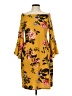 Snap Yellow Cocktail Dress Size L - photo 1