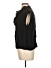 Massimo Dutti Black Sleeveless Button-Down Shirt Size L - photo 5