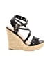 Shoedazzle Black Wedges Size 8 - photo 1