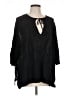 Zara Black 3/4 Sleeve Blouse Size L - photo 1