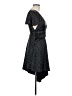 WeWoreWhat 100% Polyester Polka Dots Black Cocktail Dress Size 6 - photo 4