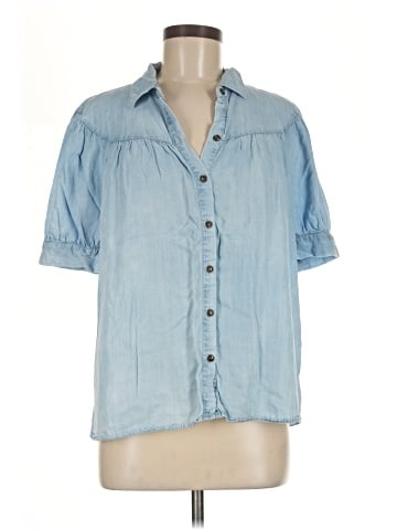 Jane and Delancey 3/4 Sleeve Button-Down Shirt (view 1)