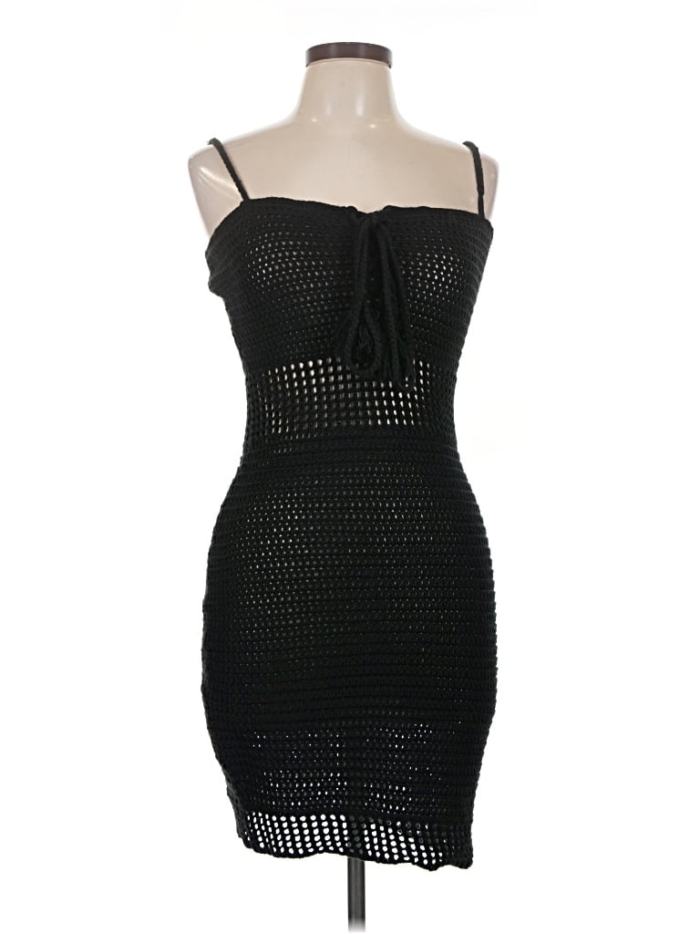 Pre-owned Miou Muse Cocktail Dress In Black