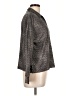 Tahari Metallic Gray Long Sleeve Blouse Size L - photo 4