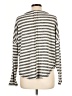 By Together Stripes Silver Pullover Sweater Size L - photo 2