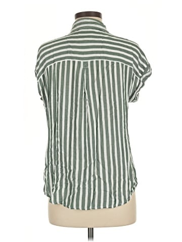 Cosmic Blue Love Short Sleeve Button-Down Shirt (view 2)