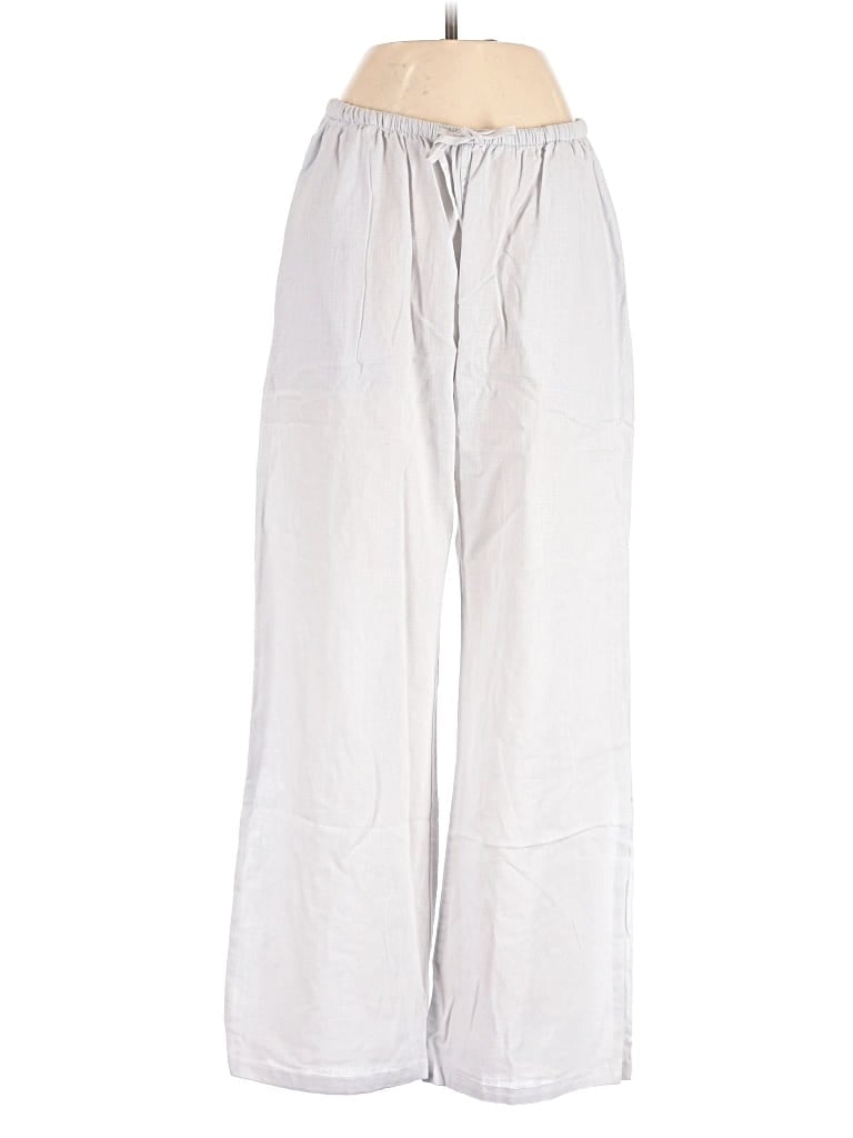 Pre-owned Brandy Melville Casual Pants In White