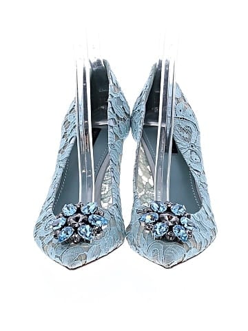 Dolce & Gabbana Lace Bellucci Pointed Toe Pumps (view 2)