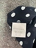 ModCloth 100% Polyester Polka Dots Black Long Sleeve Blouse Size XS - photo 8
