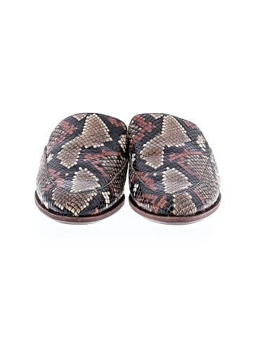 Madewell The Frances Loafer Mule in Snake Embossed Leather (view 2)