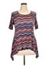 Karen Kane Blue Short Sleeve Top Size 0X - photo 1