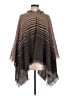 Coco + Carmen 100% Acrylic Brown Poncho One size - photo 1