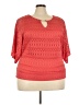 JM Collection Red 3/4 Sleeve Top Size XXL - photo 1