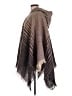 Coco + Carmen 100% Acrylic Brown Poncho One size - photo 5