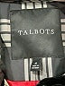 Talbots 100% Polyester Plaid Black Coat Size M - photo 6