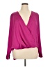 DKNY 100% Polyester Pink Long Sleeve Blouse Size XL - photo 1