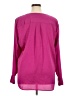 DKNY 100% Polyester Pink Long Sleeve Blouse Size XL - photo 2
