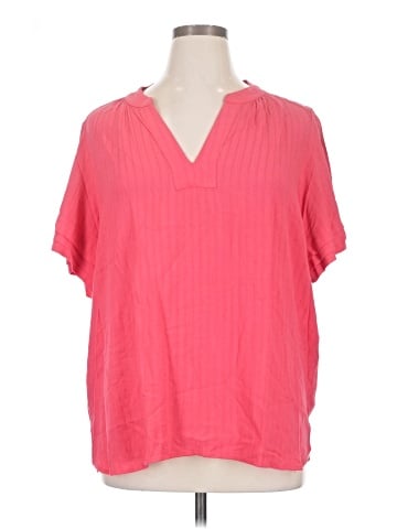 Well Worn Short Sleeve Blouse (view 1)