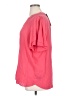 Well Worn 100% Viscose Pink Short Sleeve Blouse Size XL - photo 5