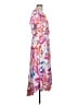 DKNY 100% Polyester Print Pink Cocktail Dress Size 10 - photo 4