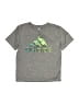 Adidas 100% Polyester Gray Active T-Shirt Size 8 - photo 1