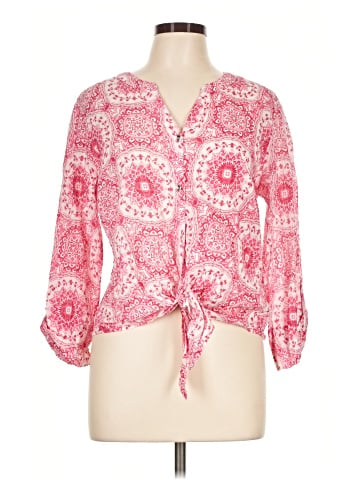 Hearts of Palm Woman 3/4 Sleeve Blouse (view 1)