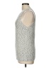 Gap 100% Cotton Silver Sweater Vest Size L (tall) - photo 5