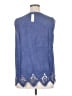 Soft Surroundings Blue Sleeveless Blouse Size XL - photo 2