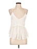Aqua 100% Rayon Ivory Sleeveless Blouse Size L - photo 1