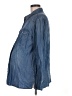 Ingrid + Isabel 100% Lyocell Blue Long Sleeve Button-Down Shirt Size Med Maternity (2) - photo 5