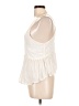 Aqua 100% Rayon Ivory Sleeveless Blouse Size L - photo 5