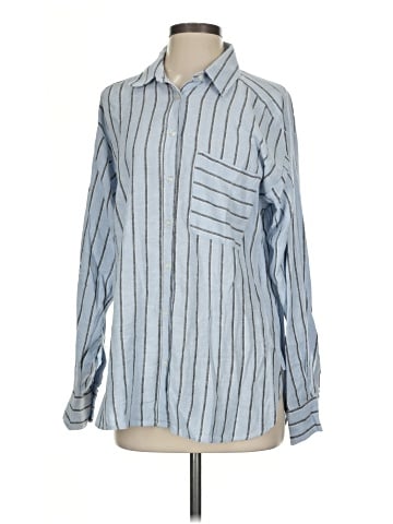 Ann Taylor LOFT Outlet Long Sleeve Button-Down Shirt (view 1)