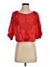Wilfred Red Short Sleeve Blouse Size XS - photo 1