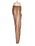 SPANX Color Block Solid Tan Brown Faux Leather Pants Size XXL - photo 4