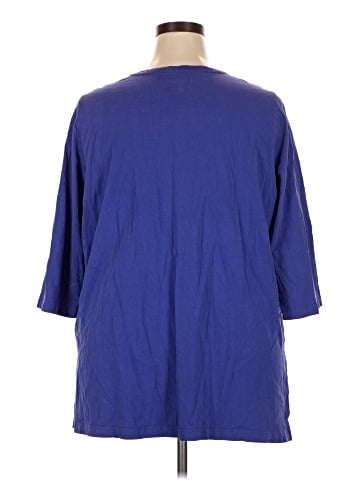 Woman Within 3/4 Sleeve T-Shirt (view 2)